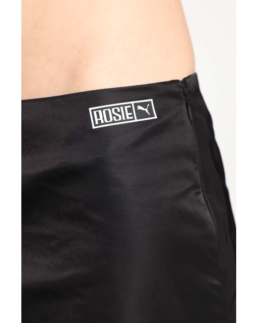 PUMA Black Rosé Collaboration Micro Mini Skirt