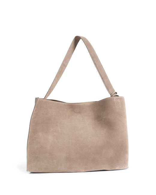 Studio Nicholson Gray Doublet Suede Tote Bag