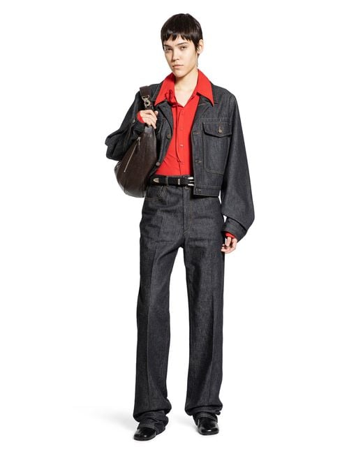 Lemaire Black Trousers for men