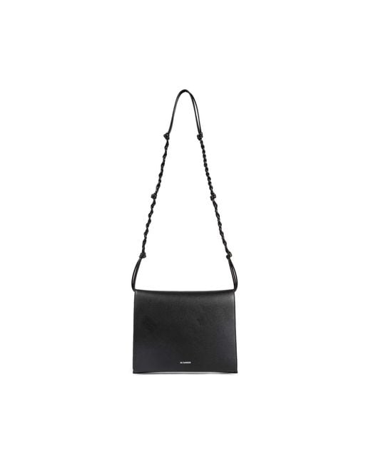 Jil Sander Black Tangle Flat Md