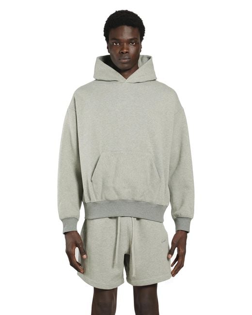 Fear Of God Gray Signature Classic Hoodie for men