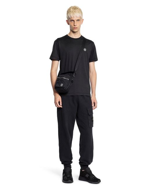 Stone Island Black 2100027 60/2 Cotton Jersey T-Shirt for men