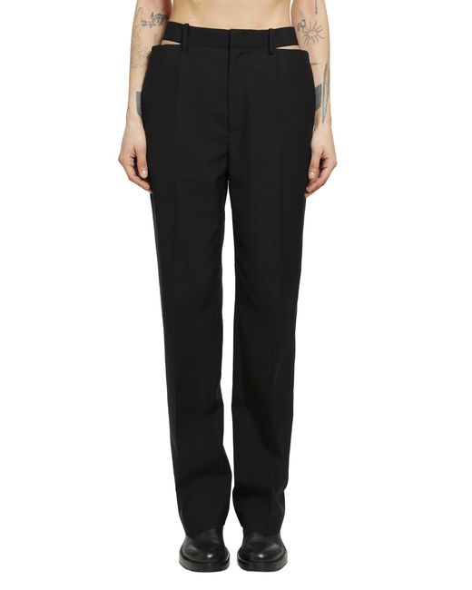 Jil Sander Black Wool Trousers