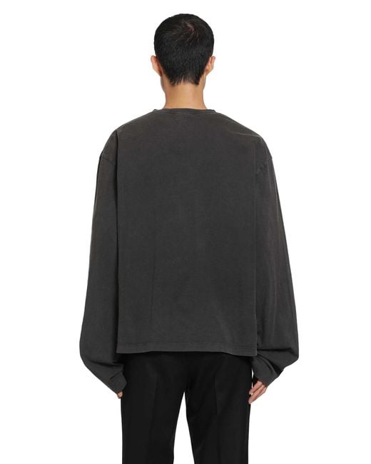 SALON C. LUNDMAN Black S Organic Cotton T-Shirt for men