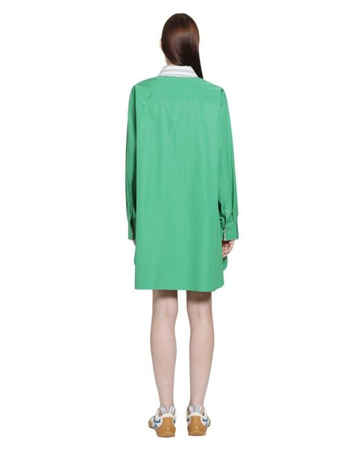 Loewe Green Shirt Dress