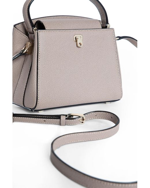 Valextra Natural Brera Micro Crossbody Bag