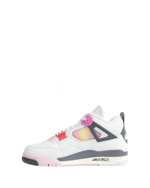 Nike White Air Jordan 4 Retro Comic Sneakers for men