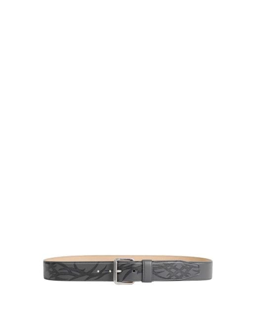 Balenciaga Black Prong Leather Belt for men