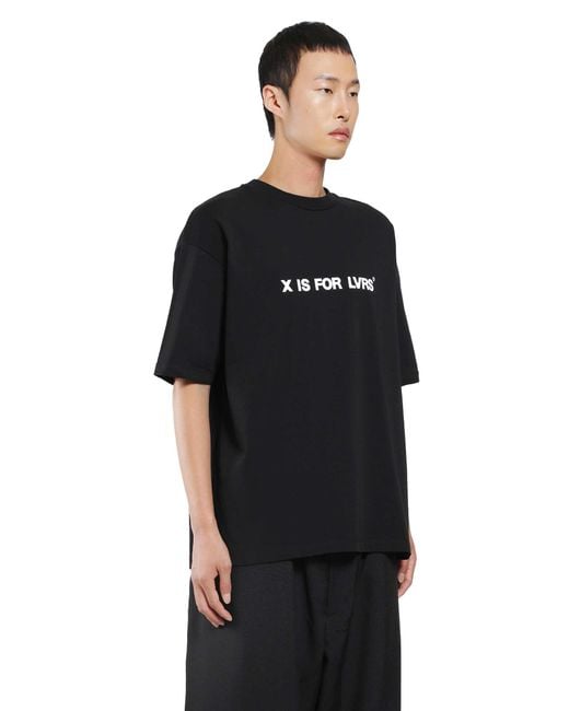 ADRIATIQUE Black X Antonioli Lvrs Boxy Tee for men