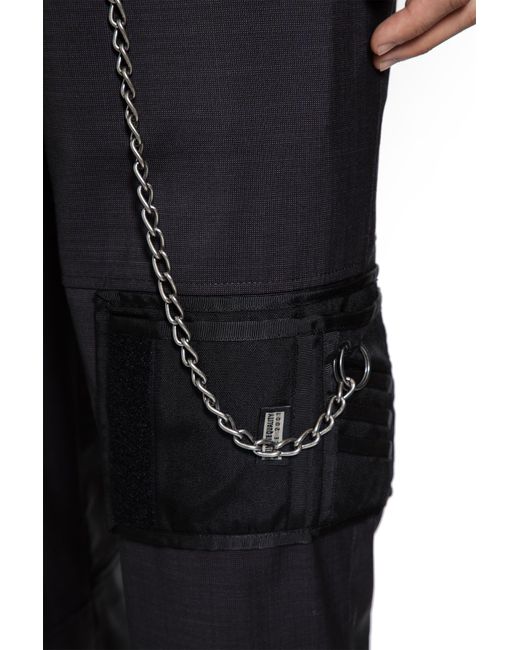 Martine Rose Blue Bootcut Wallet Trousers for men