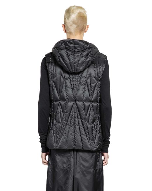 Rick Owens Black Moncler X Geocamo Vest for men