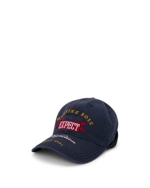 Martine Rose Blue Roll Back Cap for men