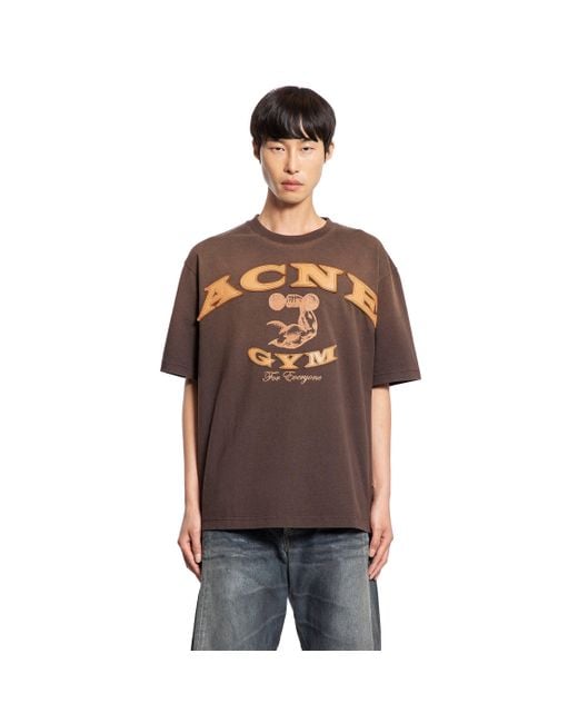 Acne Brown Acne Gym T-Shirt for men