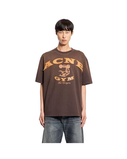 Acne Brown Acne Gym T-Shirt for men