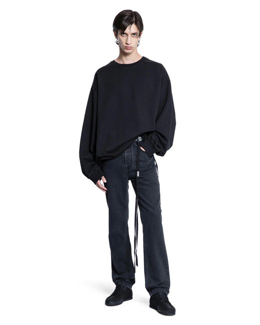 Ann Demeulemeester Black Trousers for men