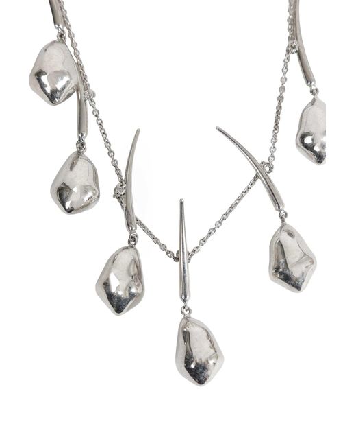 Panconesi Metallic Lacrima Necklace for men