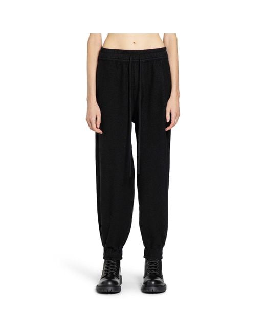 Thom Krom Black Wool Sweatpants
