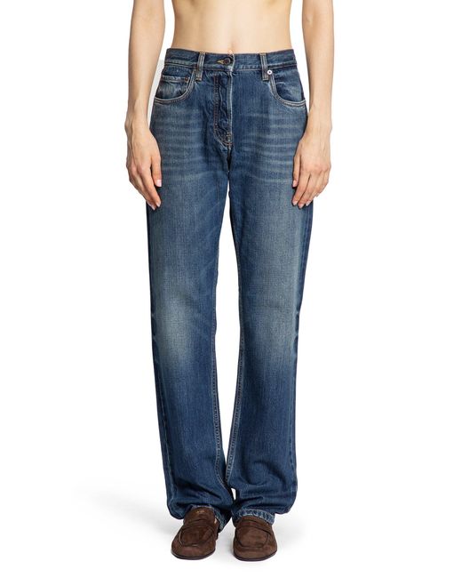 Prada Blue 5 Pocket Jeans