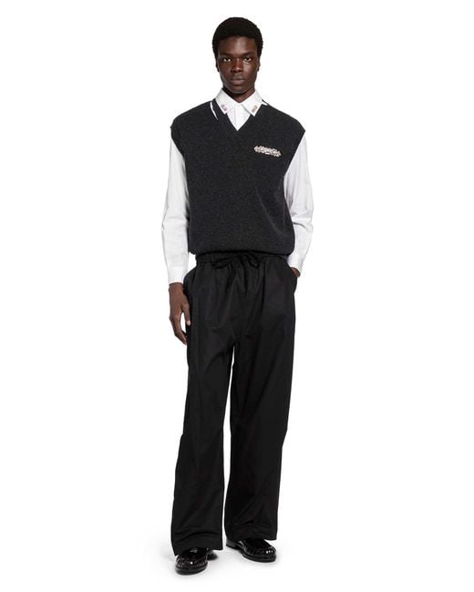 Simone Rocha White Classic Shirt With Embroidery for men