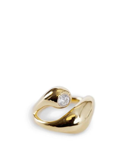 Maria Black Metallic Mermaid Ring