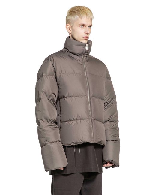 Rick Owens Brown Moncler X Cyclopic Down Jacket for men