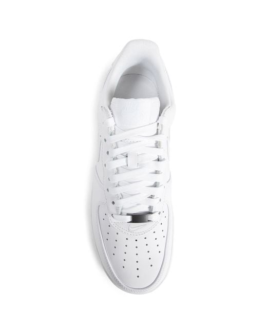 Nike White Air Force 1 Retro Premium Sneakers for men