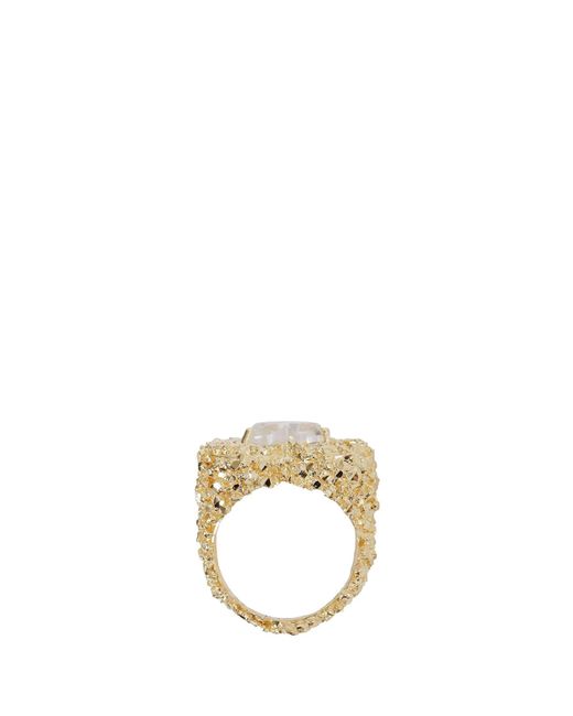 Veneda Carter Metallic Heart Cut Ring