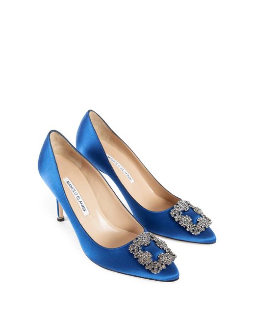 Manolo Blahnik Blue Olo Blahnik Pumps