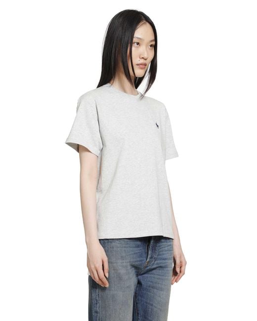 Polo Ralph Lauren White Pony Cotton Jersey T-Shirt