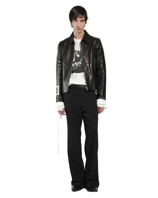 Ann Demeulemeester White Emil 'The Night Whisper' Long Sleeve T-Shirt for men