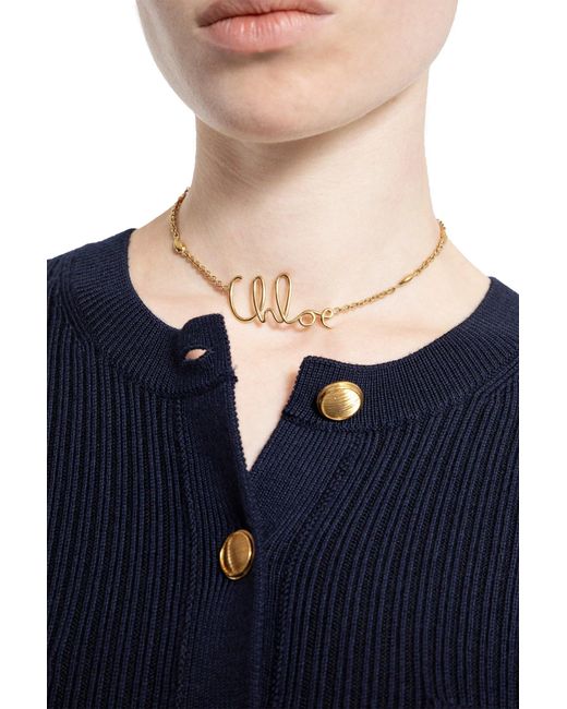 Chloé Metallic The Iconic Necklace
