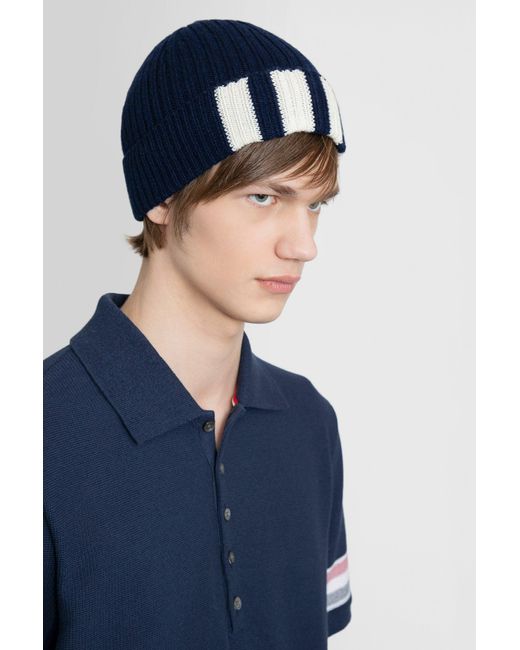 Thom Browne Blue Hats for men