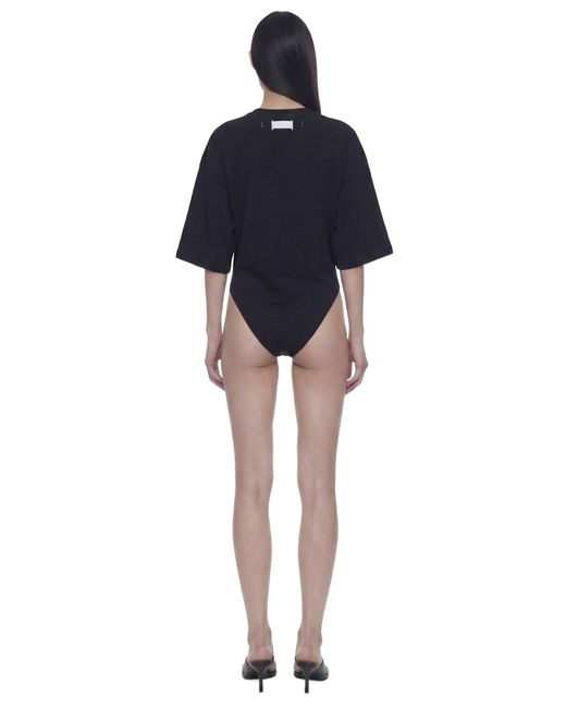 NVL-GARDE Blue Oversized T-Shirt Bodysuit