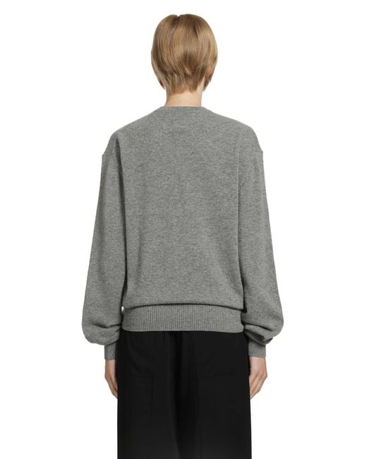 Totême  Gray Classic Cashmere Sweater