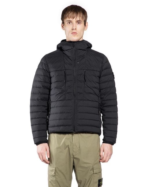 Stone Island Black 4100107 David-Tc Jacket for men