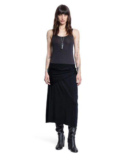 Lemaire Blue Ribbed Tank Top
