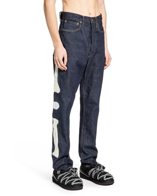 Kapital Blue Mexican Tuxedo Okagilly Jeans for men