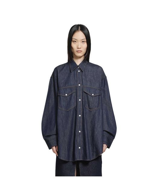 Khaite Blue Christensen Shirt