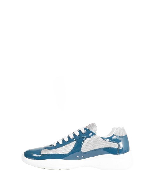 Prada Blue America's Cup Sneakers for men
