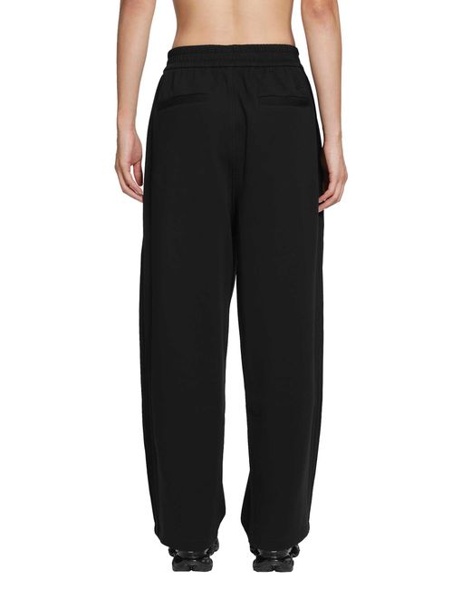 Emporio Armani Black Cotton Sweatpants for men