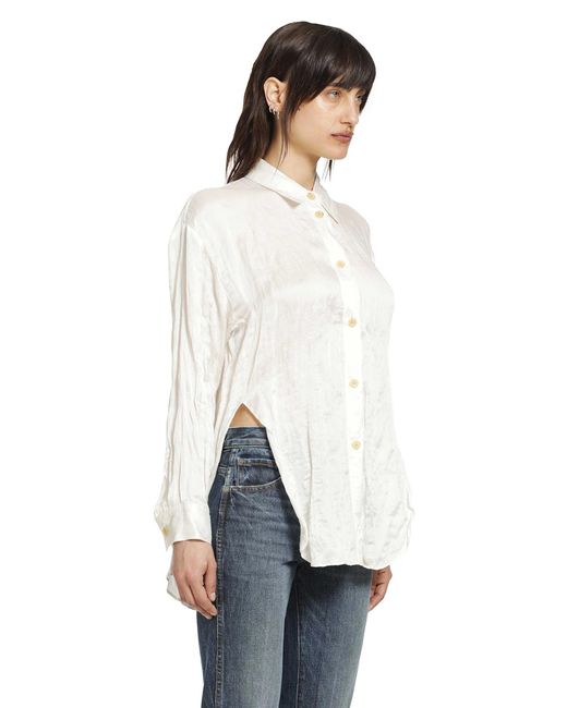 Khaite White Goya Top