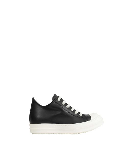 Rick Owens Black Tower Low Sneaks