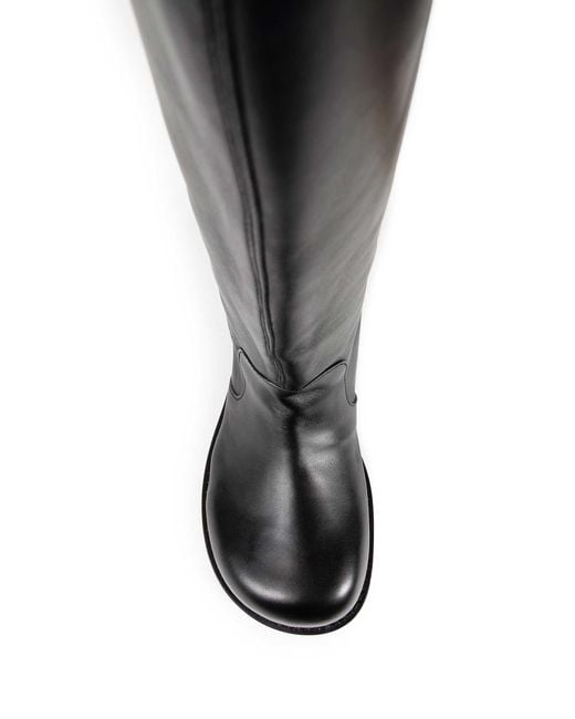 Acne Black Leather Boots