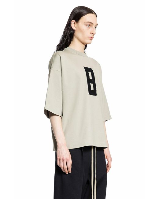 Fear Of God Natural 8 Milano Embroidered Jersey T-Shirt for men