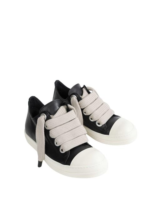 Rick Owens Black Tower Jumbolace Low Sneaks for men