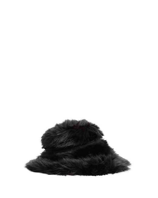 Junya Watanabe Black Faux Fur Hat