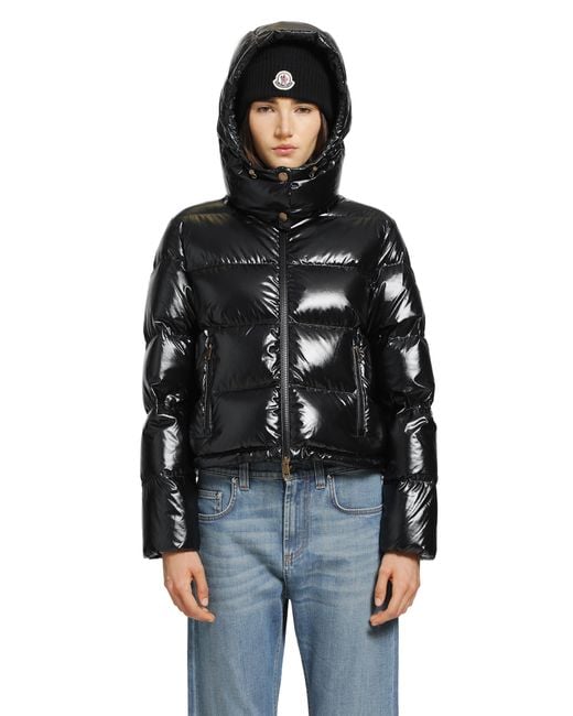 Moncler Black Niveole Short Down Jacket