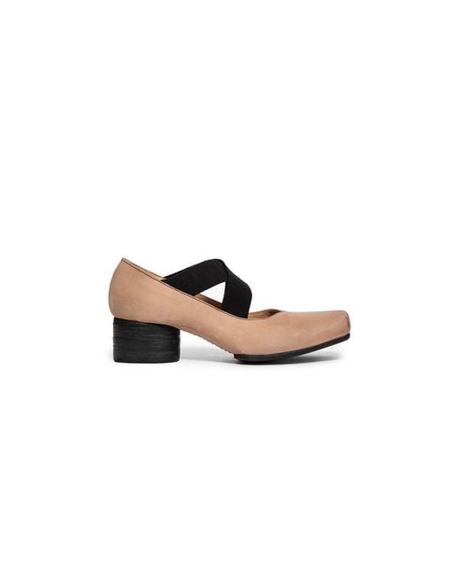 Uma Wang Natural Calfskin Ballerina Pumps
