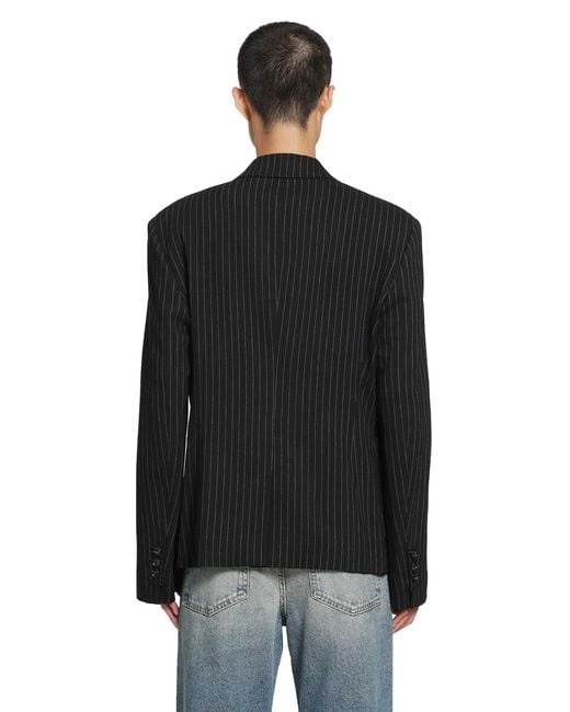 Ann Demeulemeester Black Rami Deconstructed Blazer for men