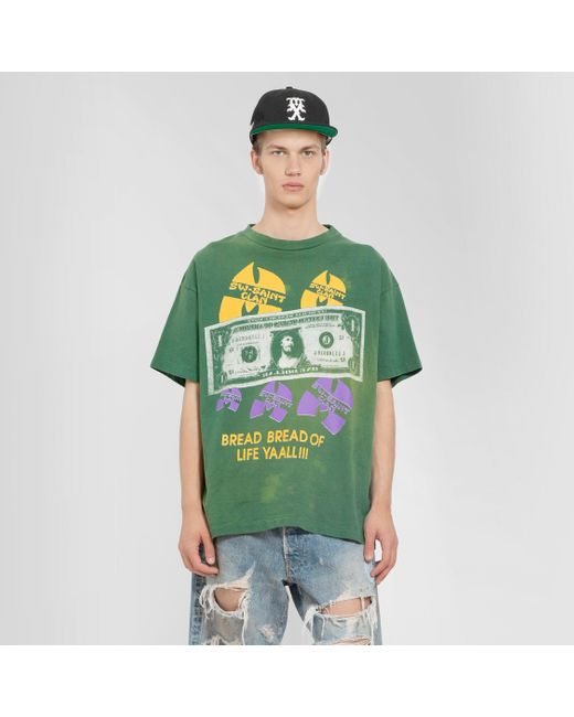 Saint Michael Green T-shirts for men